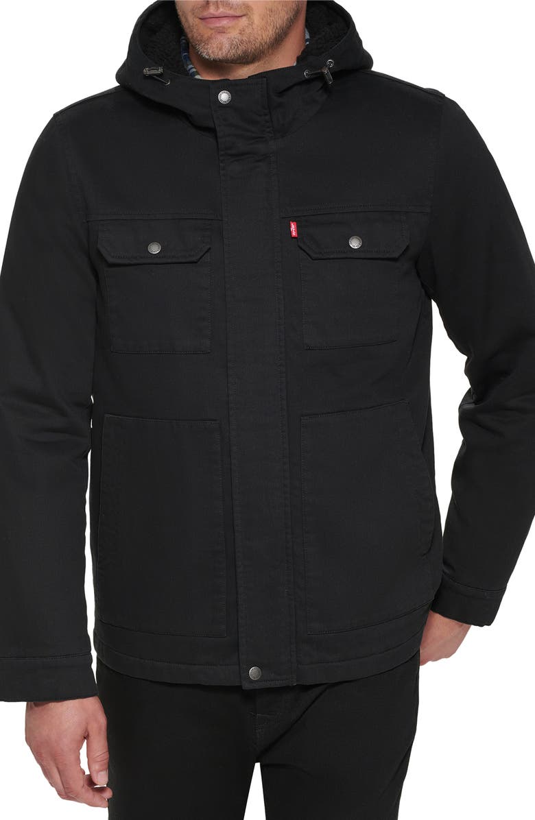 Levi's® Corduroy Hooded Military Jacket | Nordstrom
