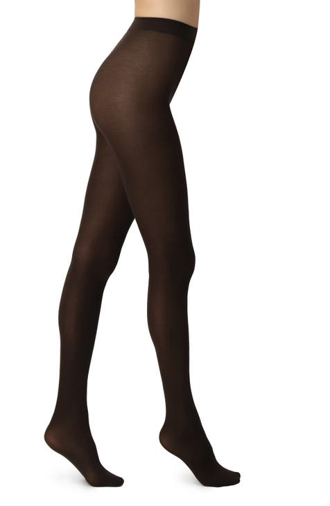 Brown Tights for Women Soft and Durable Opaque Pantyhose Tights