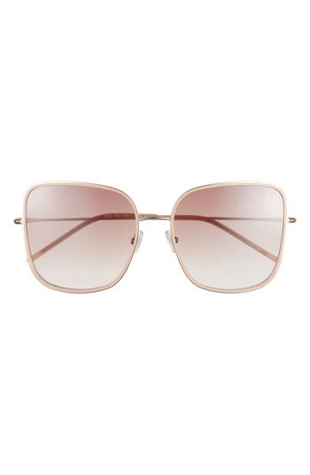 Hugo Boss Boss 58mm Butterfly Sunglasses In Gray
