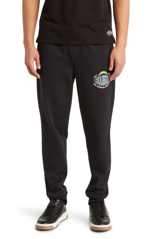 BOSS x NFL Cotton Blend Joggers Los Angeles Chargers Black at Nordstrom,