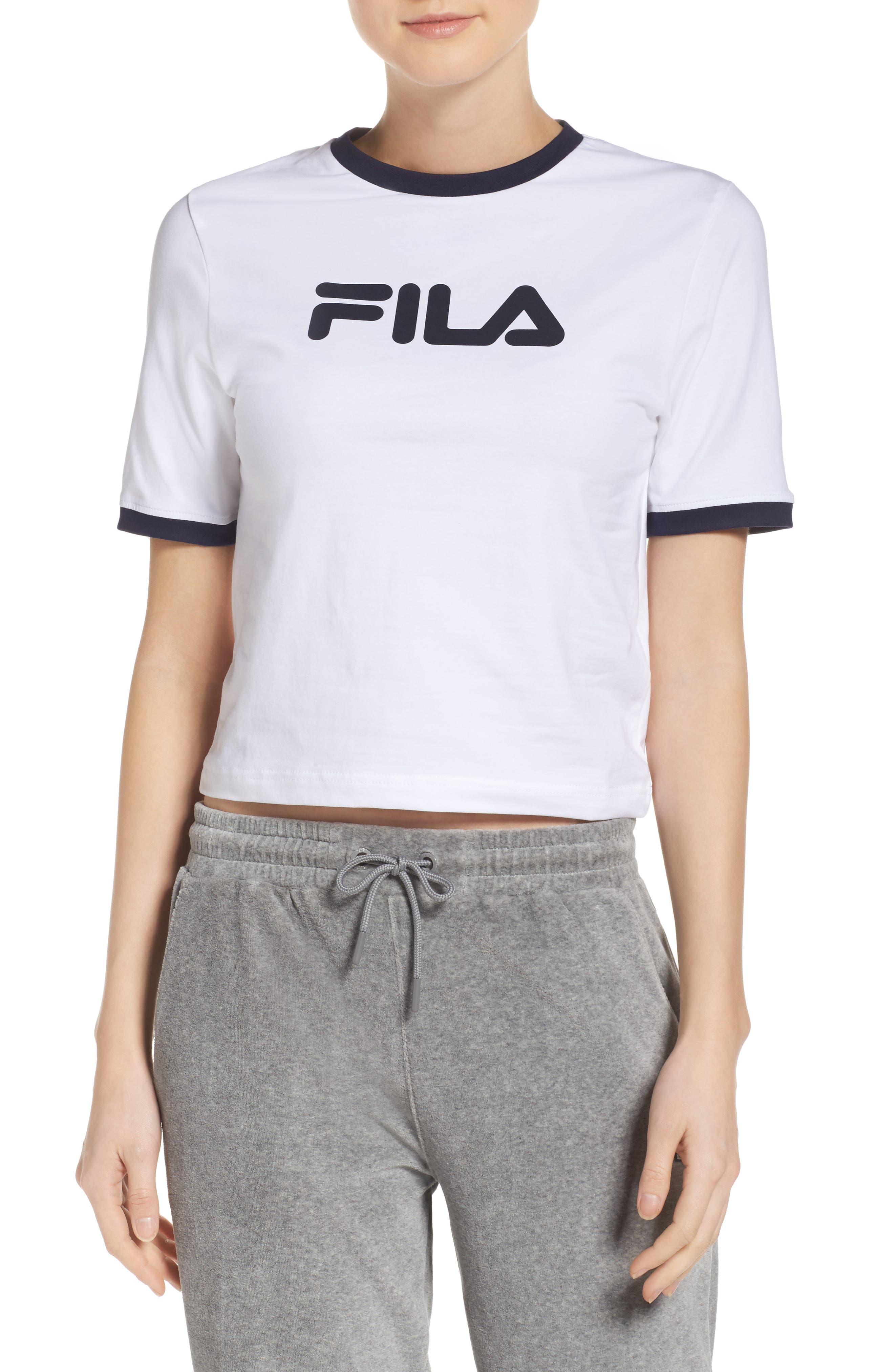 fila tionne cropped tee