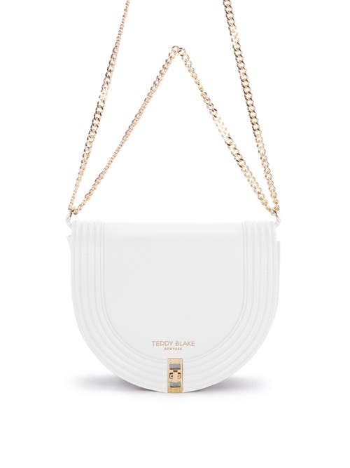 Teddy Blake Cleo Vitello 8" In White