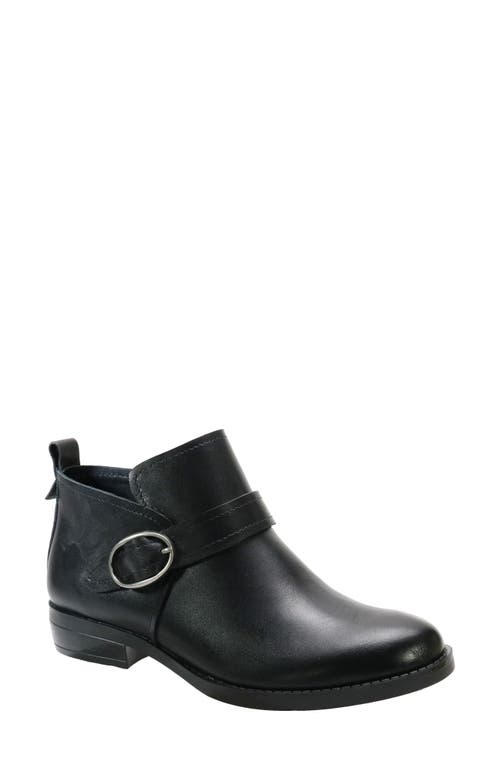 Shop David Tate Maverick Bootie In Black Antique Leather