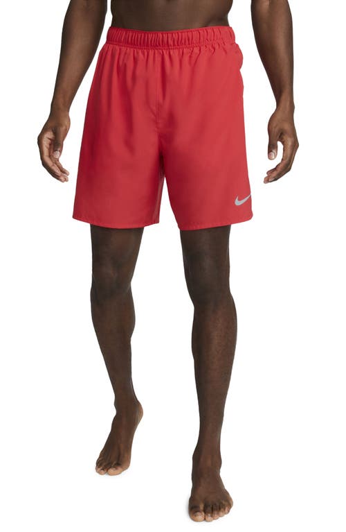 Nike Dri-fit Challenger Athletic Shorts In Red