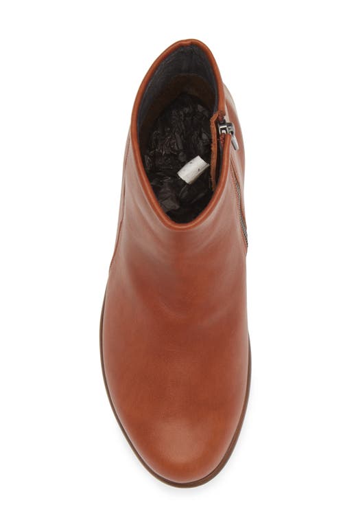Naot Norther Bootie In Brown Peanut Leather