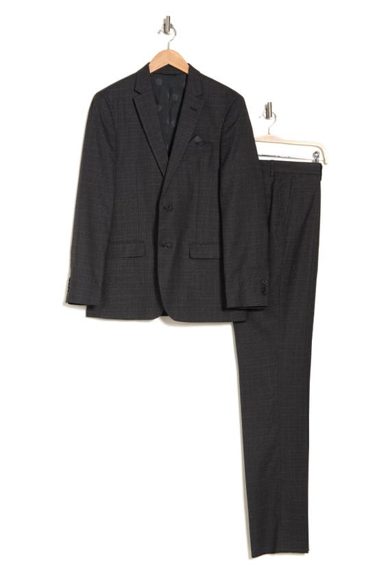 VINCE CAMUTO SCREEN WEAVE POLYESTER BLEND SUIT