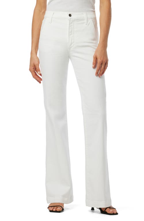 The Molly High Waist Flare Trouser Jeans in White