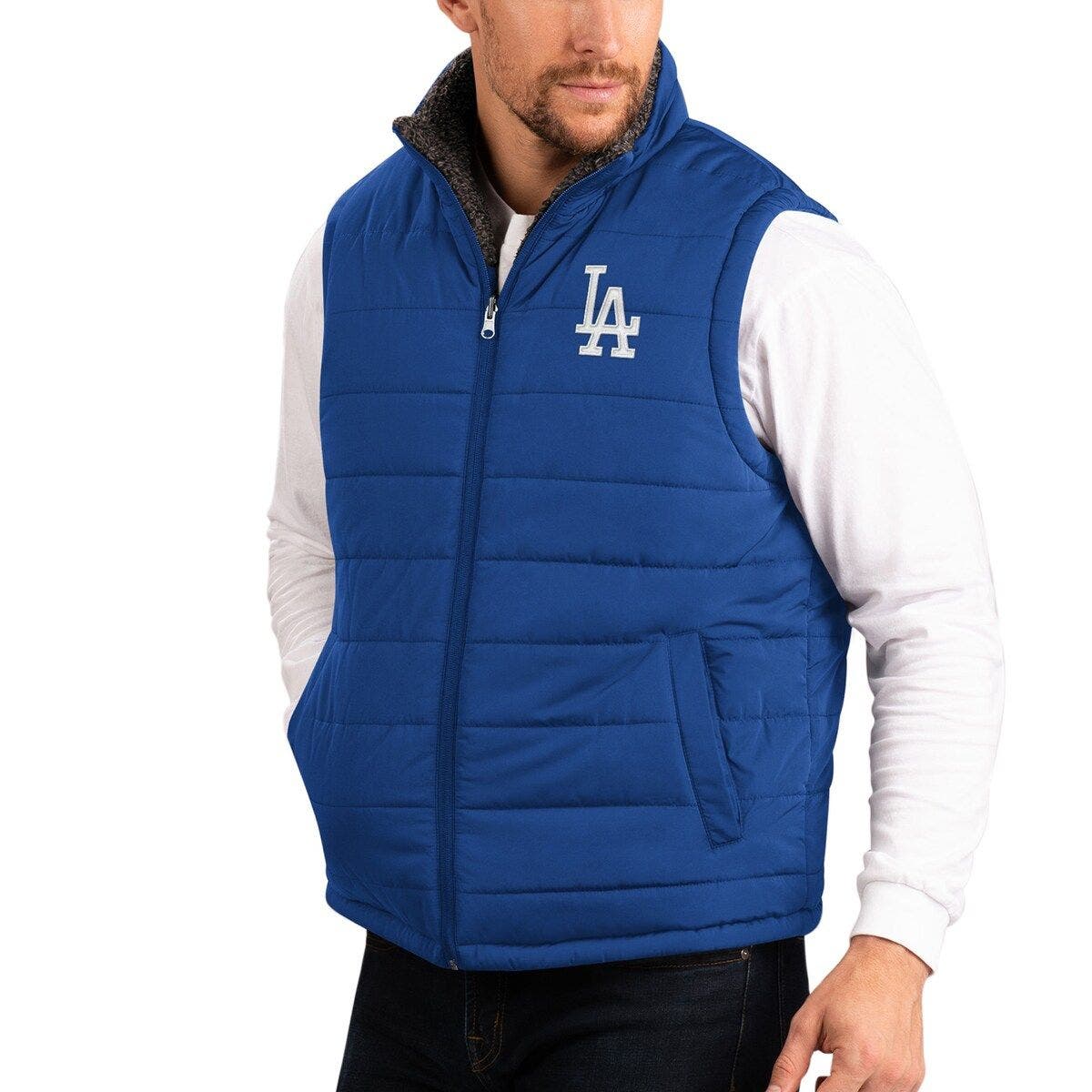 G-III Sports by Carl Banks Royal Los Angeles Dodgers Title Holder Full-Snap Varsity Jacket