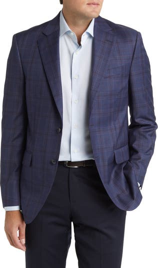 Plaid wool sport discount coat