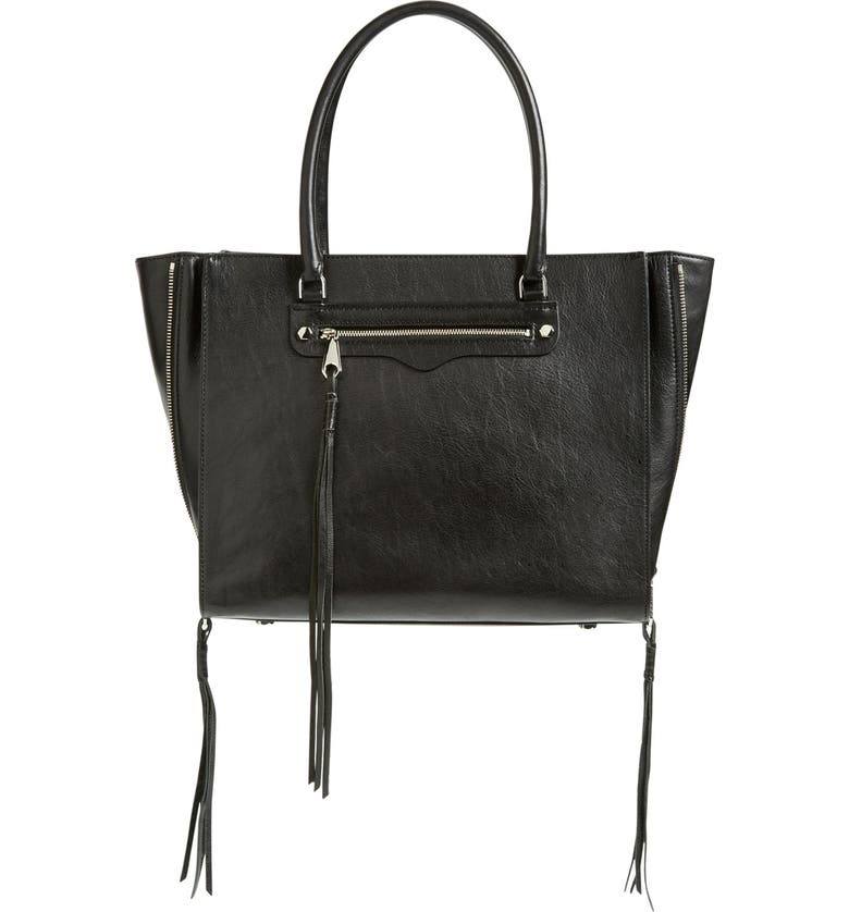 REBECCA MINKOFF 'Side Zip Regan' Tote, Main, color, 001
