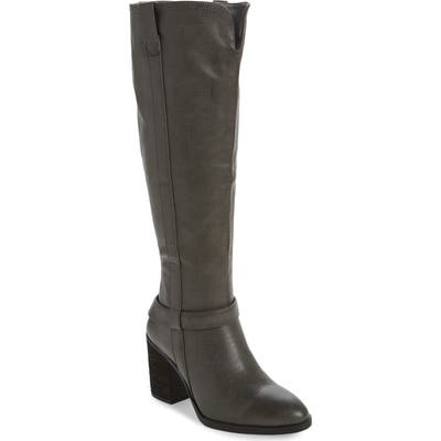 Mia Hamilton Block Heel Boot, Grey