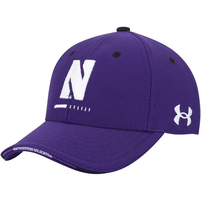 Under Armour Kids' Youth Purple Northwestern Wildcats Blitzing Accent Performance Adjustable Hat