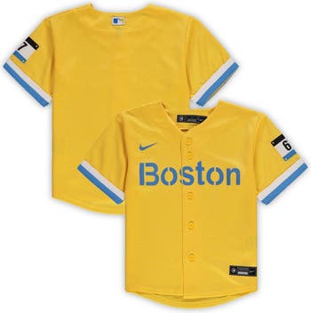 Nike Toddler Nike Gold Boston Red Sox MLB City Connect Replica Team Jersey