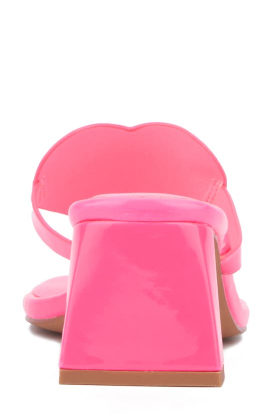 Shop Olivia Miller Lover Gurl Sandal In Neon Pink