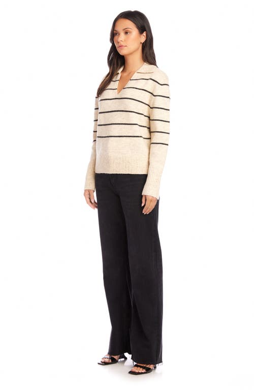 Shop Fifteen Twenty Lisa Stripe Collared Sweater