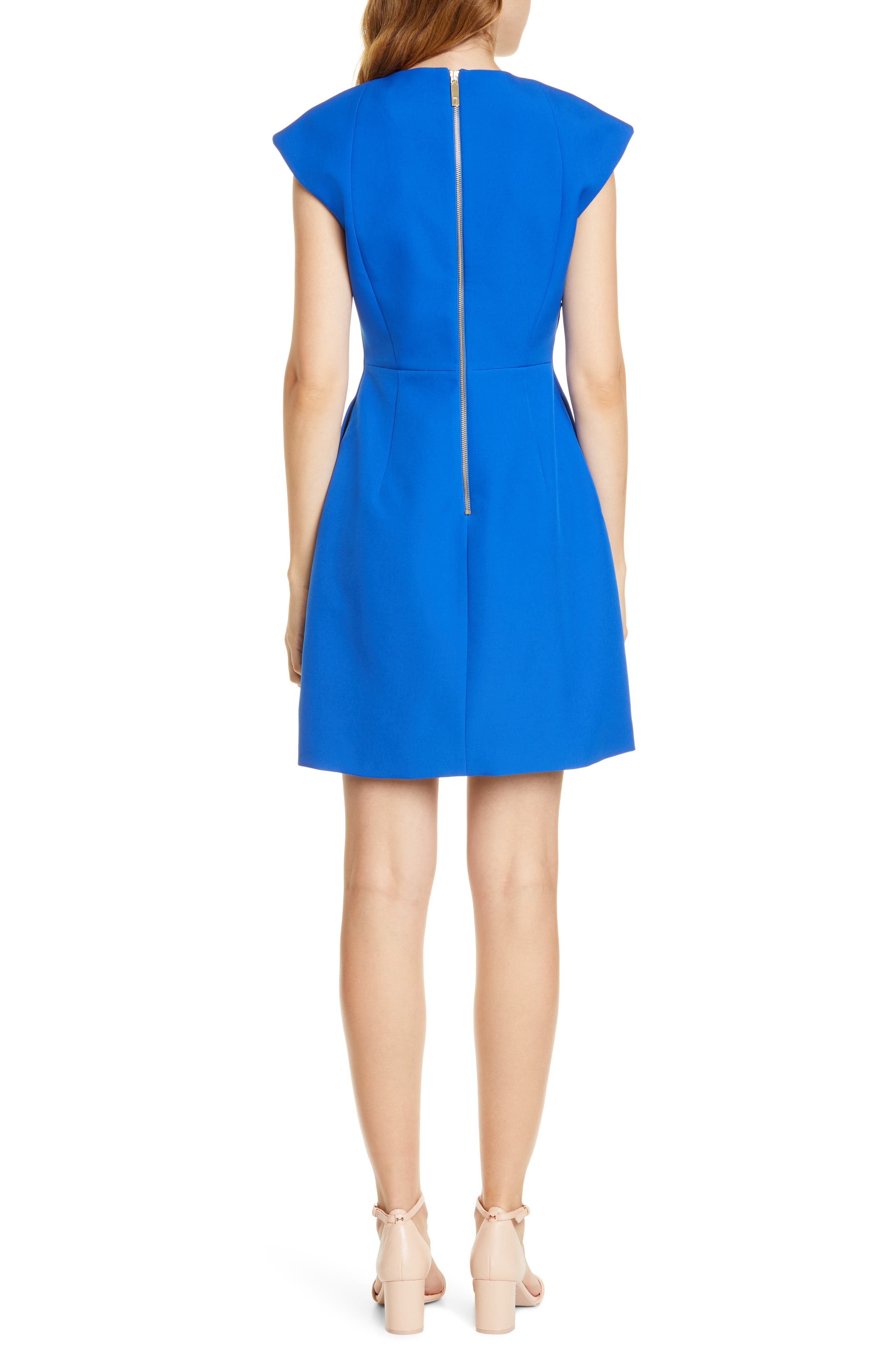 polly structured bow dress