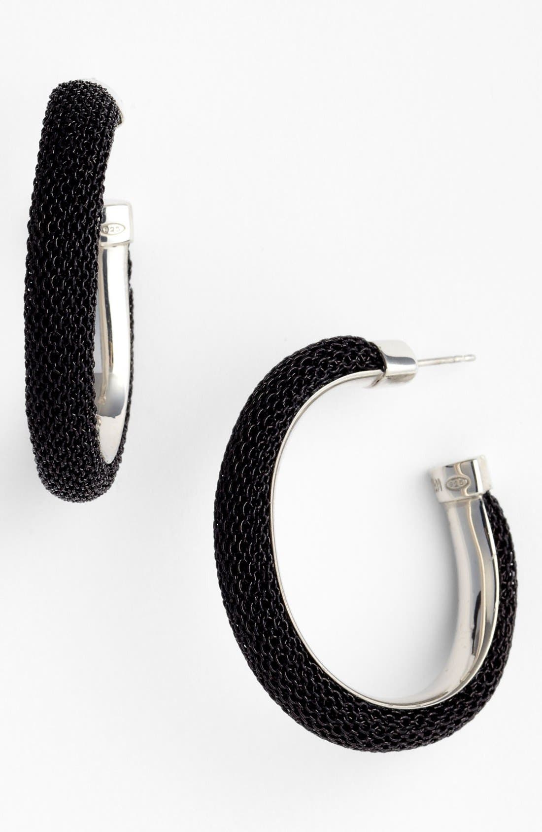Adami & Martucci 'Mesh' Oval Hoop Earrings (Nordstrom Exclusive