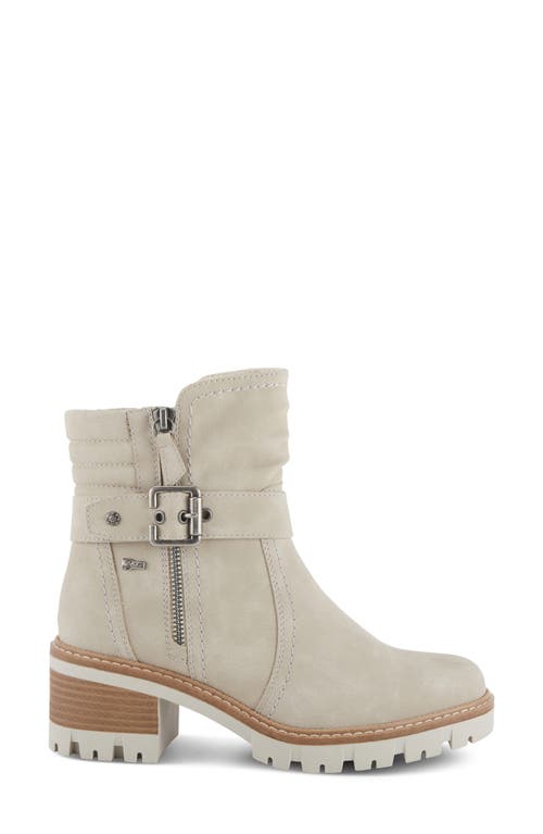 Shop Spring Step Smokies Faux Fur Bootie In Light Grey