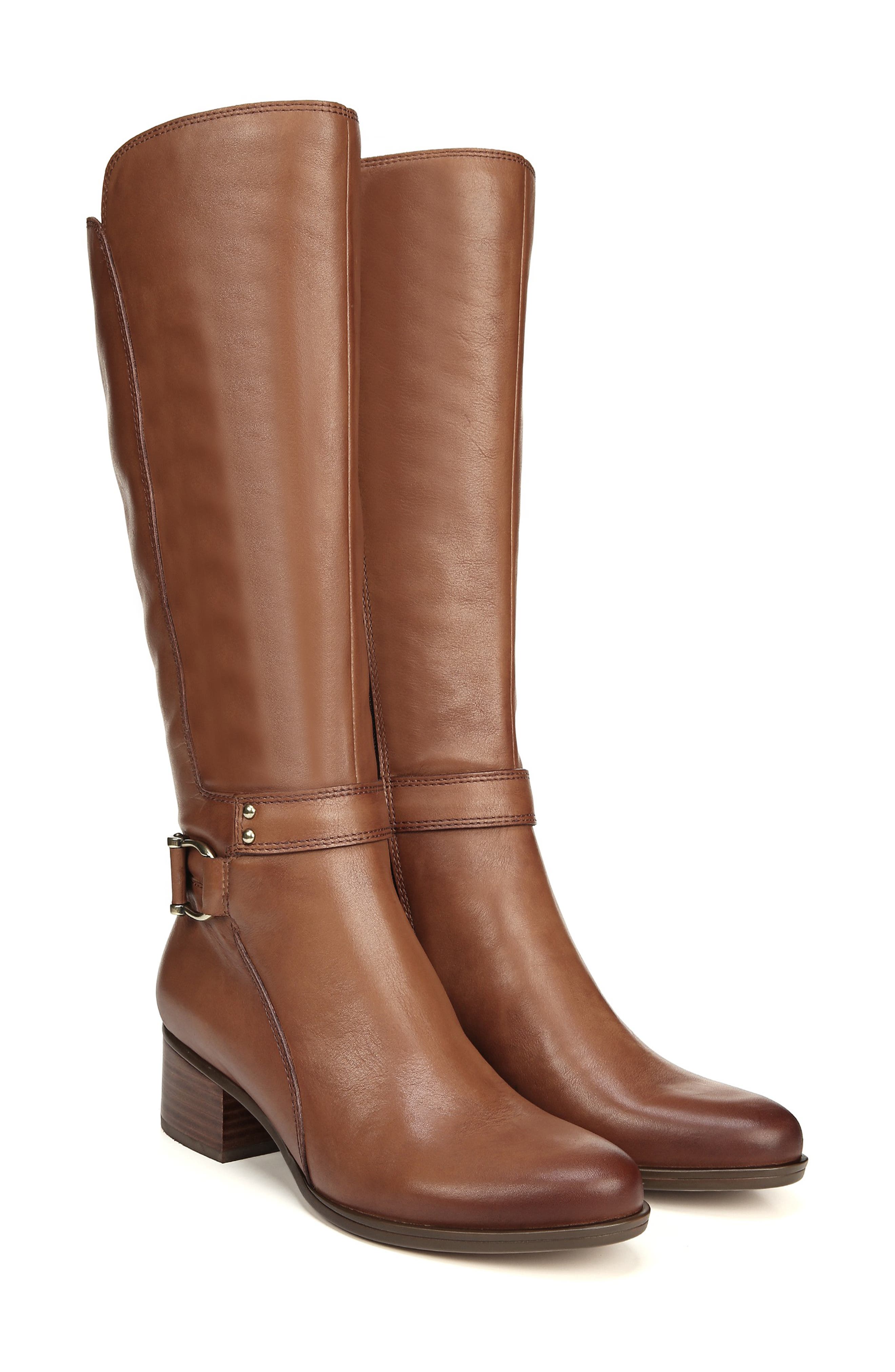 naturalizer dane tall leather boots