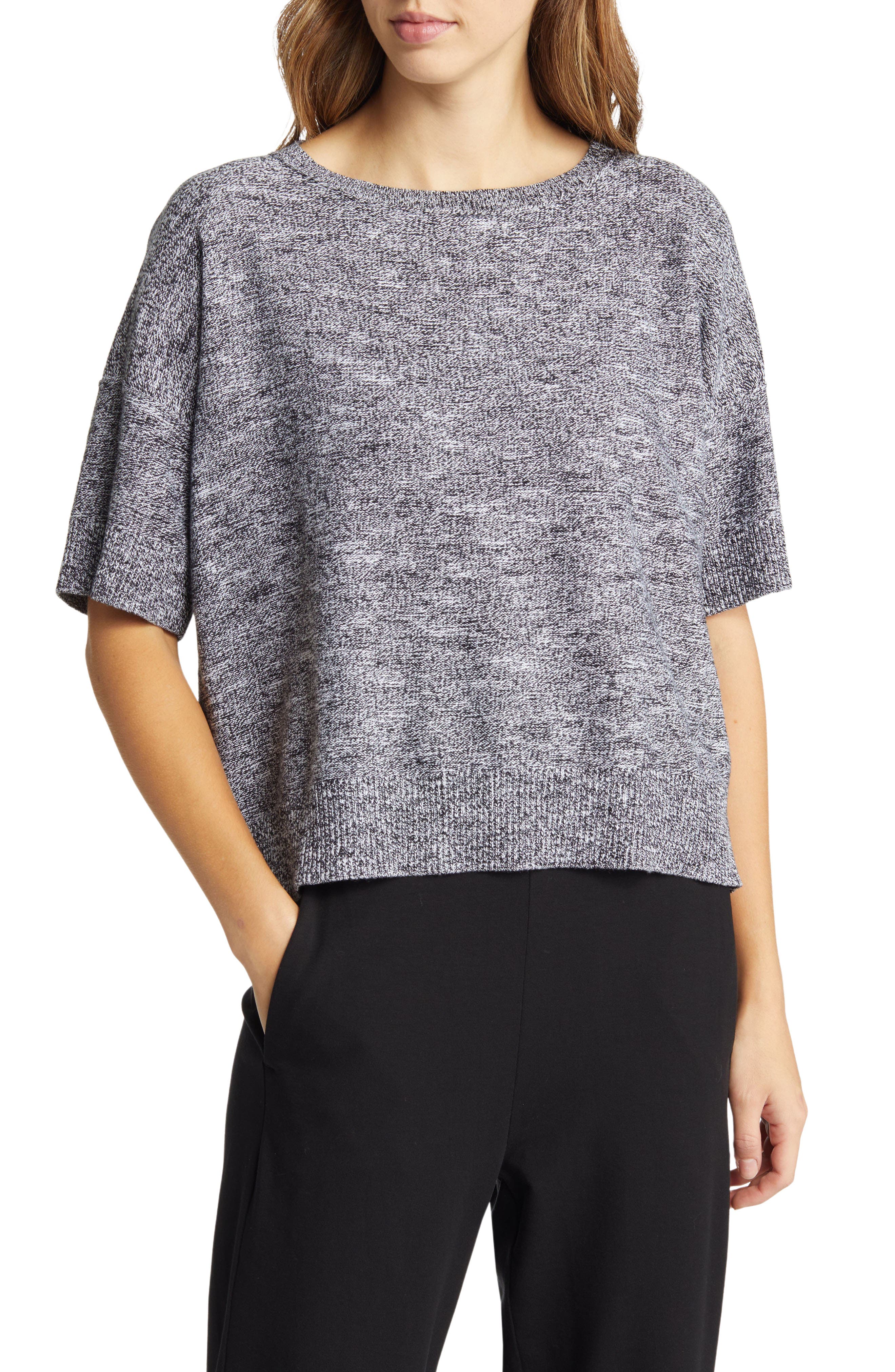 ブランド Eileen Fisher Organic Cotton Linen Sweater M XL MSRP 258.00 (M)並行 ...