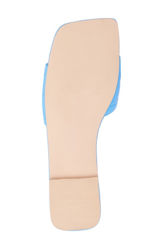 Fashion To Figure Opal Slide Sandal In Blue