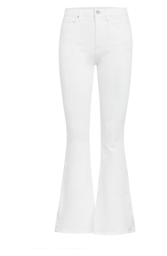 Hudson Jeans Holly Snow Angel High Rise Flare Bootcut Jean In White