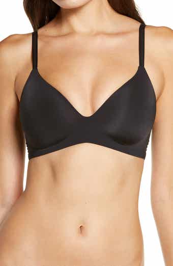 Le Mystere Tech Fit Smoothing Unlined Bra Black at  Women's