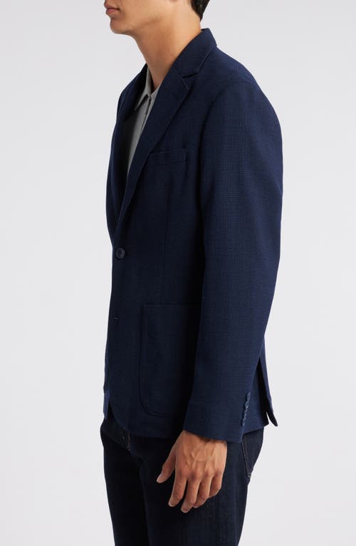 Shop Nordstrom Textured Knit Wool Sport Coat In Navy Isola Texture