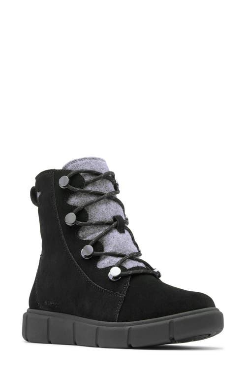 Sorel Suede Boots In Black/black