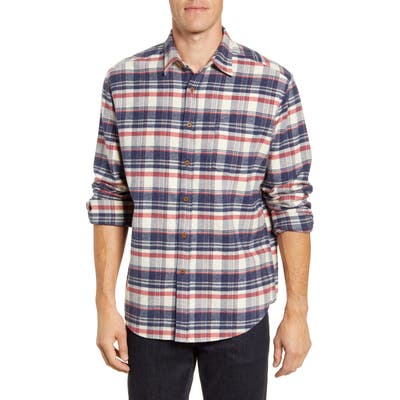 Rails Regular Fit Forrest Plaid Button-Up Flannel Shirt, White