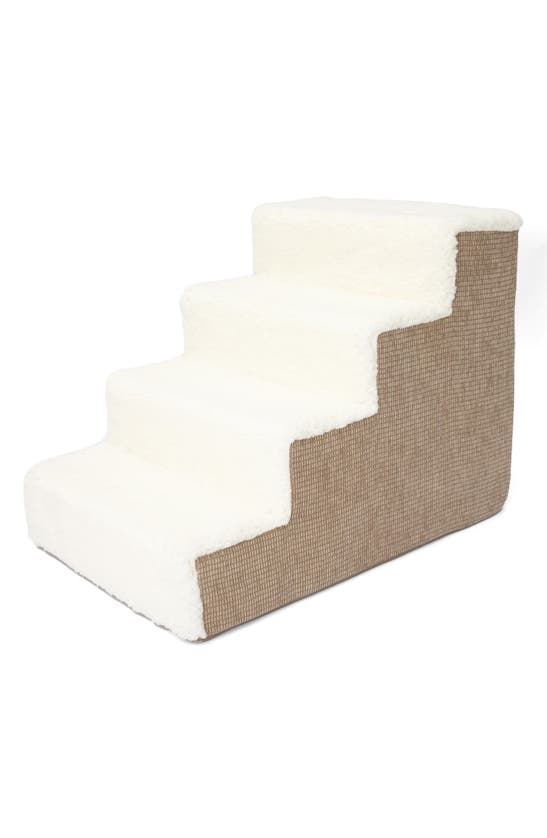 Precious Tails High Density Foam Pet Stairs In Camel