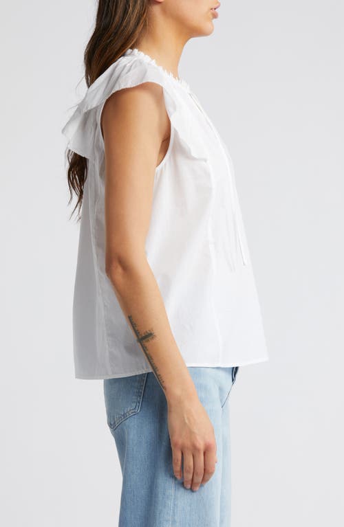 Rails Karysa Flutter-sleeve Blouse In White