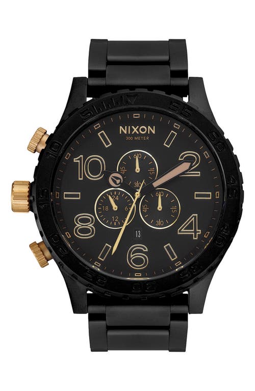 Nixon 'the 51-30 Chrono' Watch, 51mm In Black