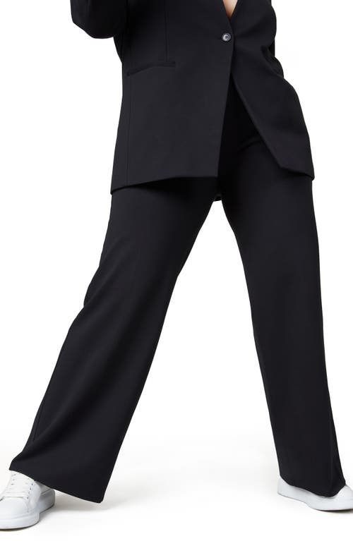 SPANX The Perfect Wide Leg Ponte Pants Classic Black at