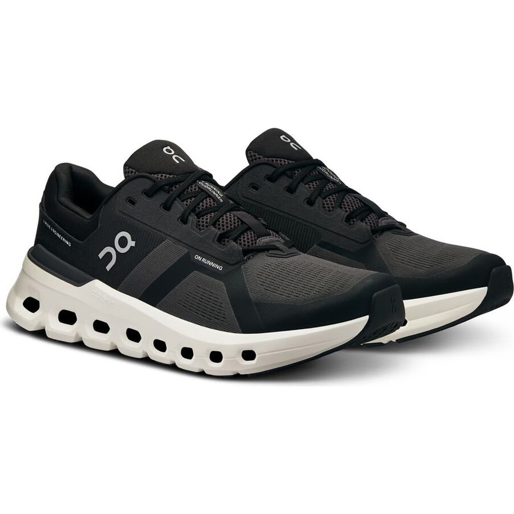 On Men's Cloudrunner 2 Running Sneakers In Eclipse/black