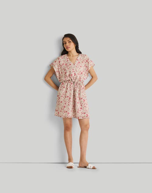 Reistor Relaxed Drawstring Dress In Petal Fusion