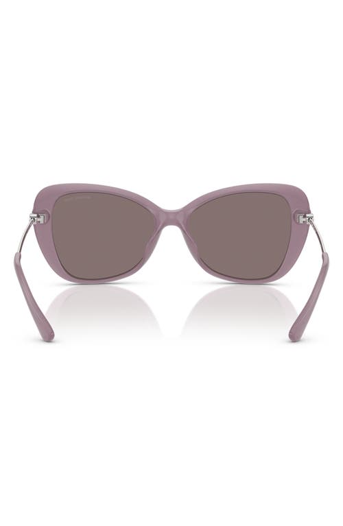 Michael Kors 56mm Butterfly Sunglasses In Violet