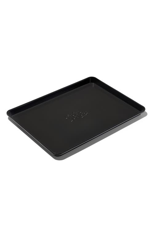 Great Jones Holy Sheet Nonstick Half Sheet Pan In Black