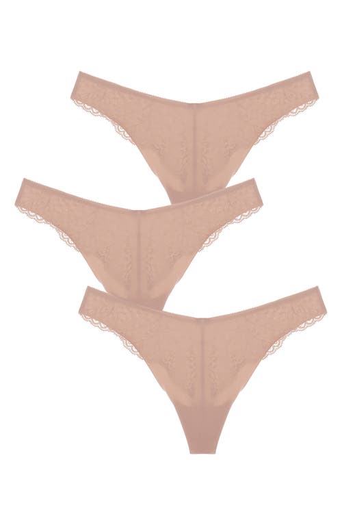 JOURNELLE Allegra Jolie 3-Pack Thong at Nordstrom,