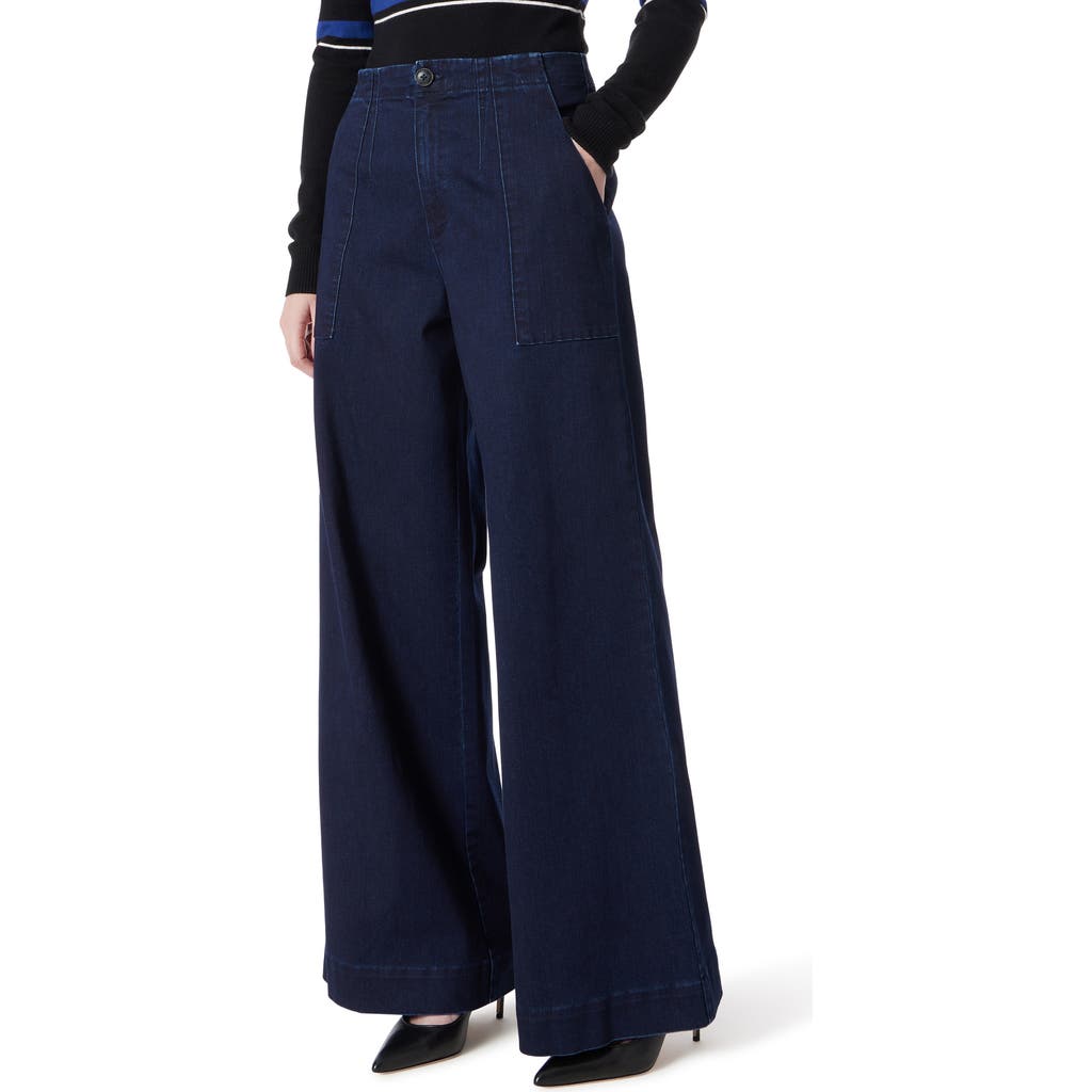 Do By Dee Ocleppo Utility Wide Leg Jeans In Indigo Rinse Wash