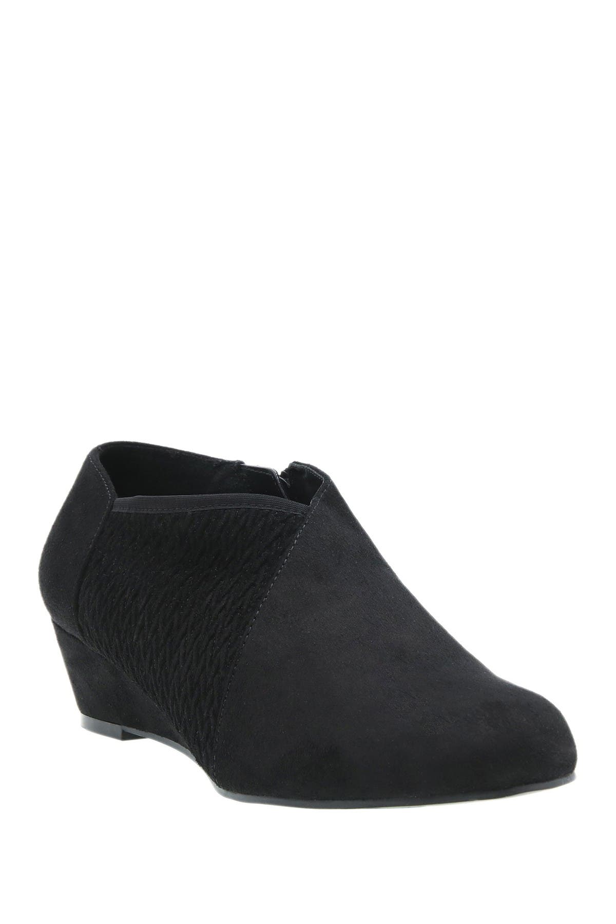 Garvis Stretch Wedge Ankle Bootie 