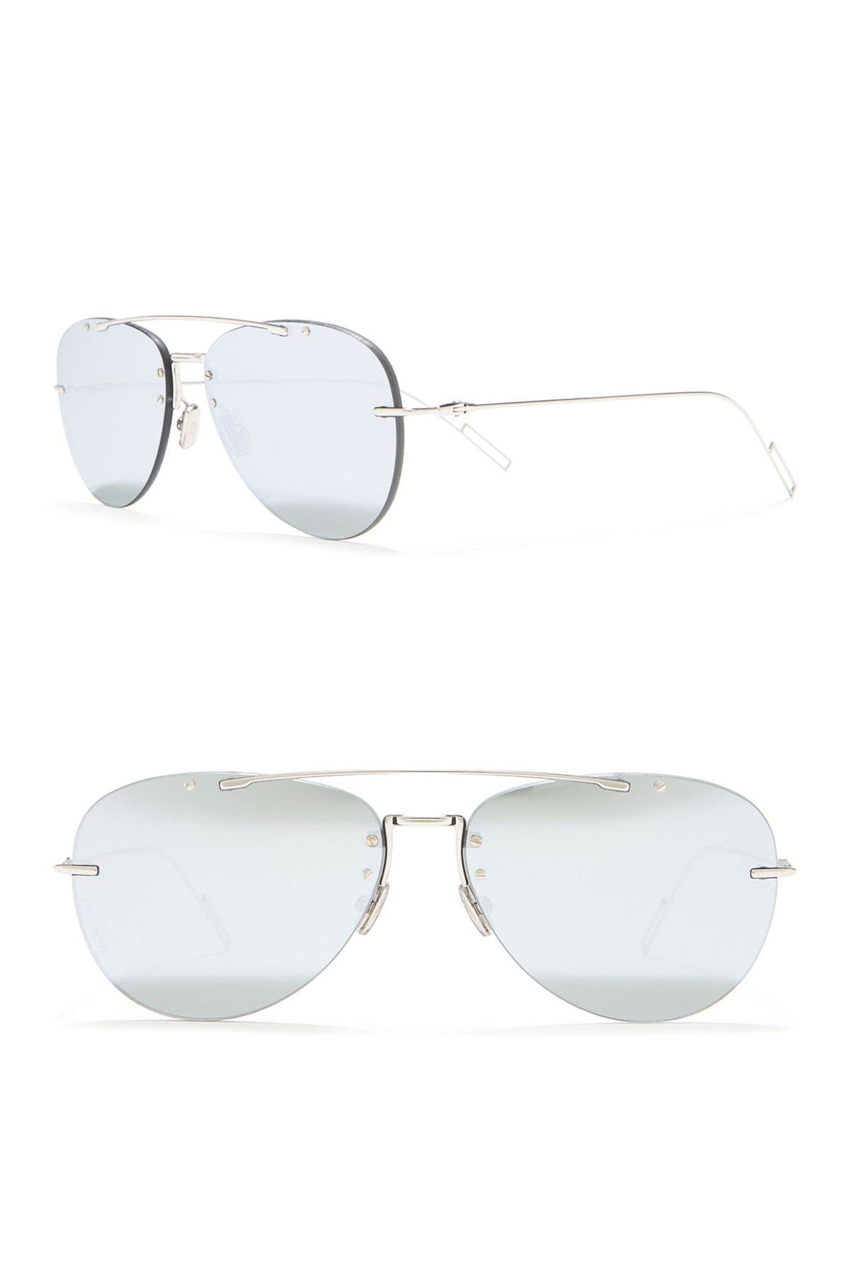 Dior 62mm Aviator Sunglasses In 0010-0t