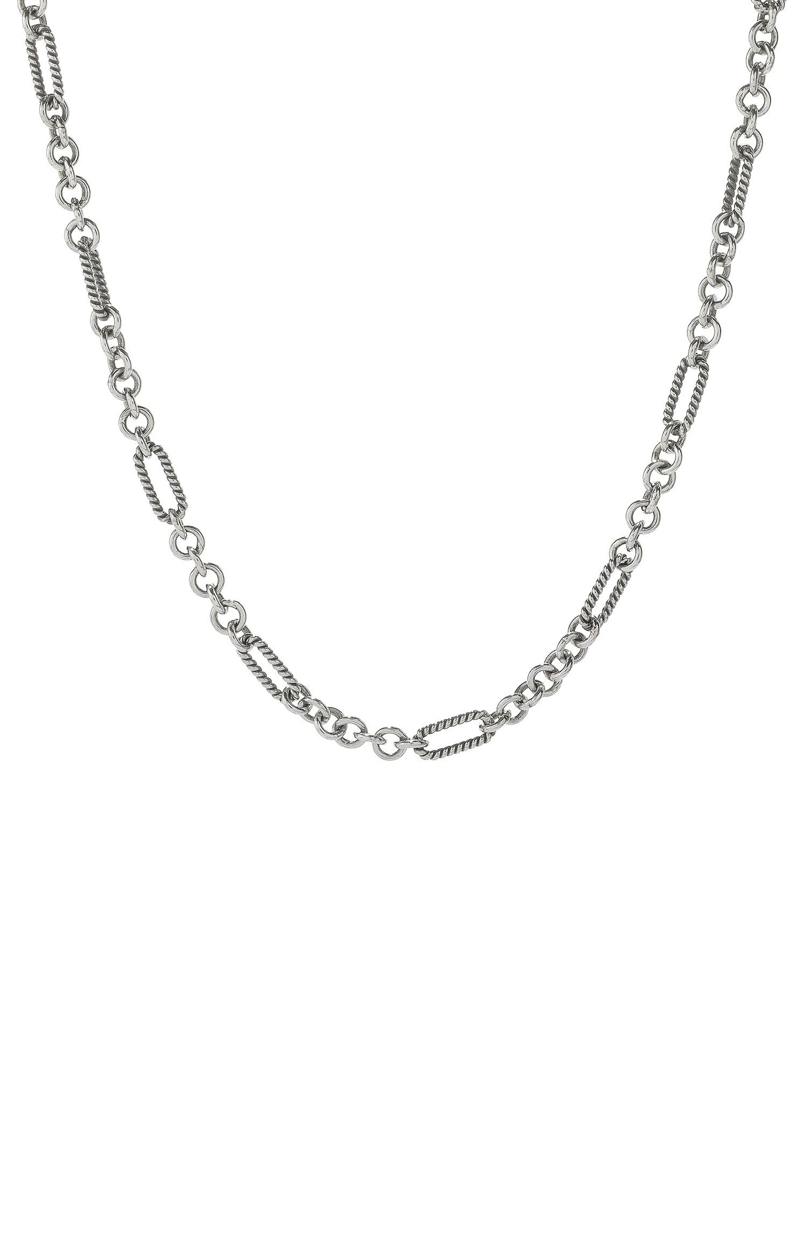 samuel chain necklace in silver