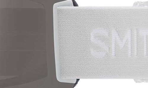 Smith Squad 180mm Chromapop™ Snow Goggles In White Vapor/platinum Mirror
