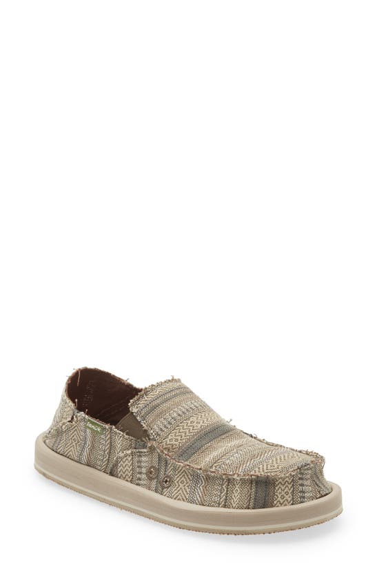 Sanuk Slip-on Sneaker In Brown Topaz