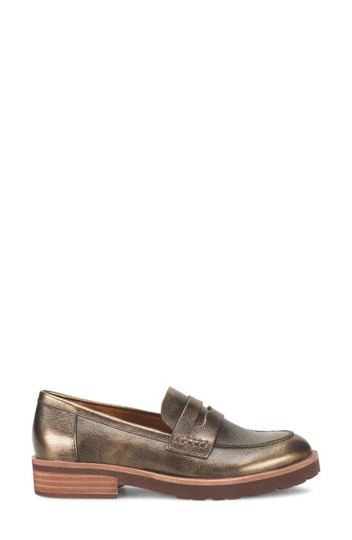 Shop Kork-ease ® Carlisle Penny Loafer In Bronze Metallic