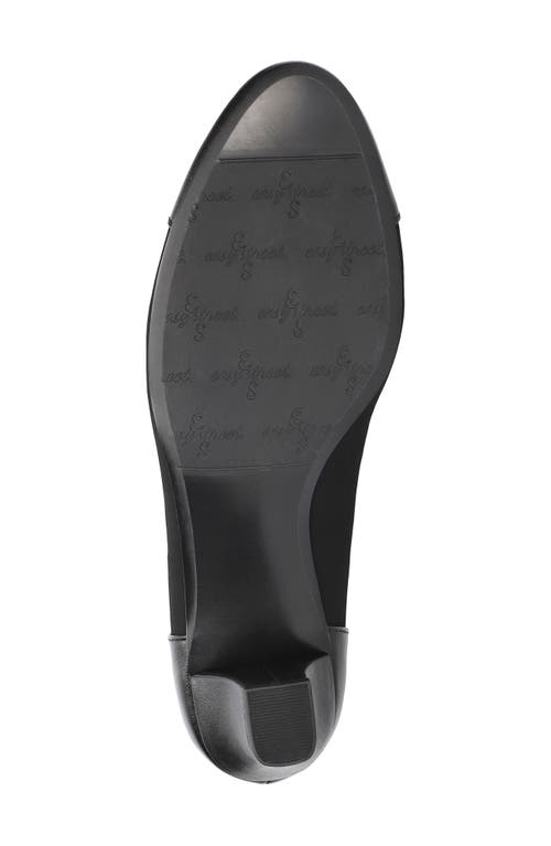 Shop Easy Street Wes Cap Toe Pump In Black Lamy