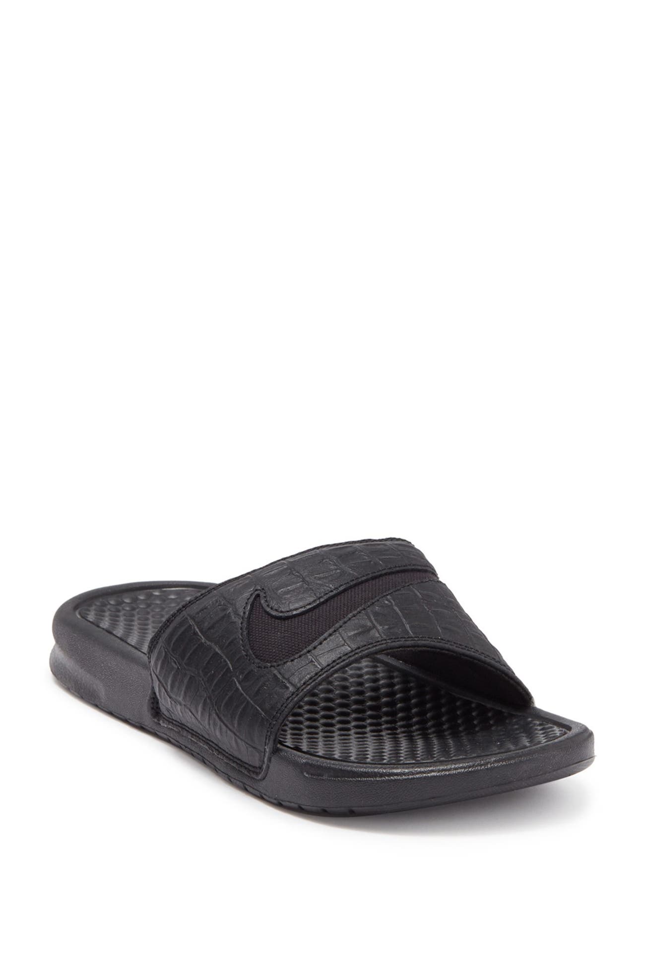 Nike | Benassi Croc Embossed Slide Sandal | Nordstrom Rack