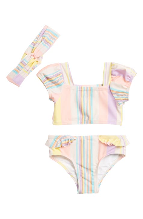 Two-Piece Swimsuit & Headband Set (Baby)