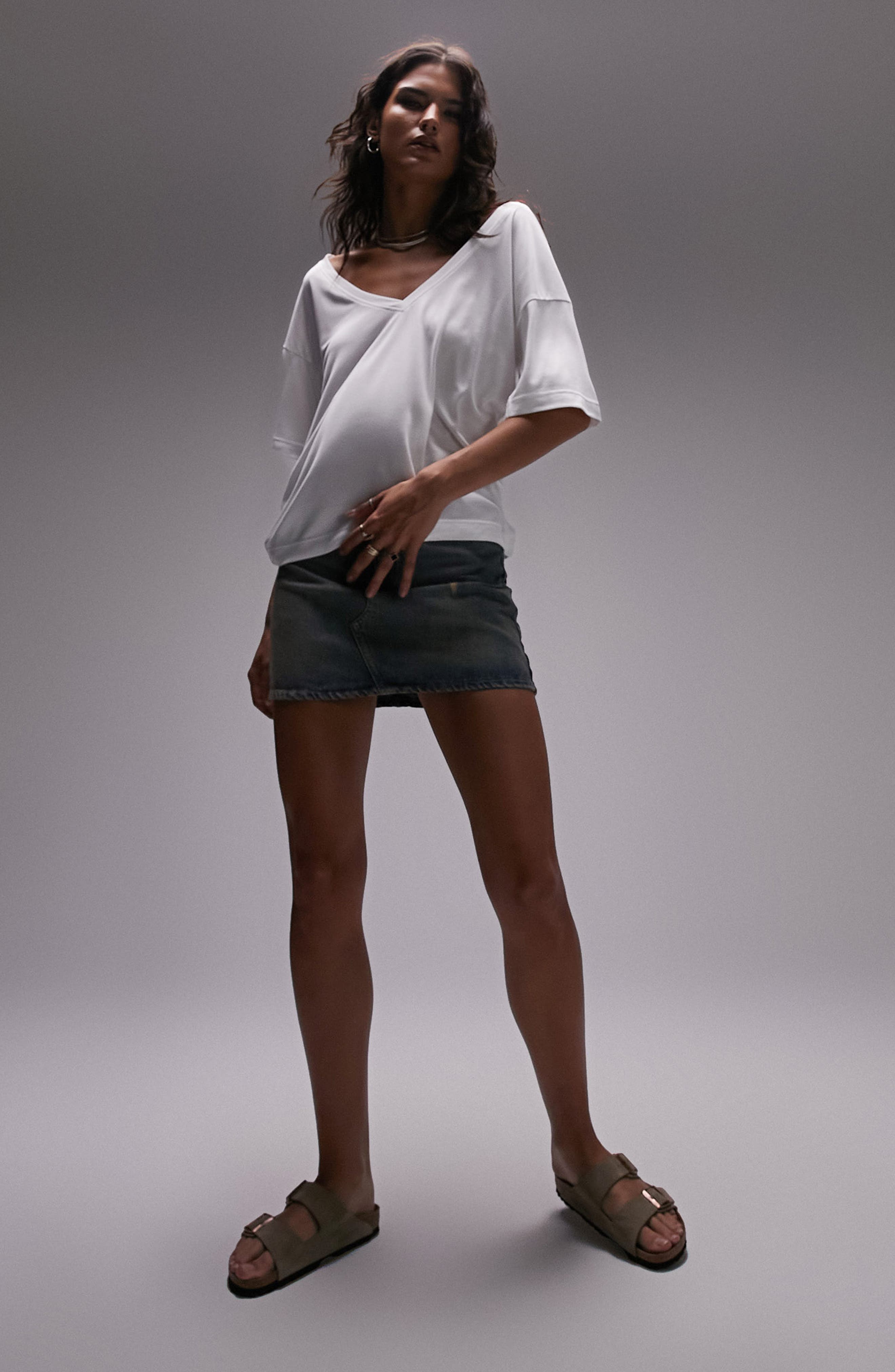 topshop v neck t shirt